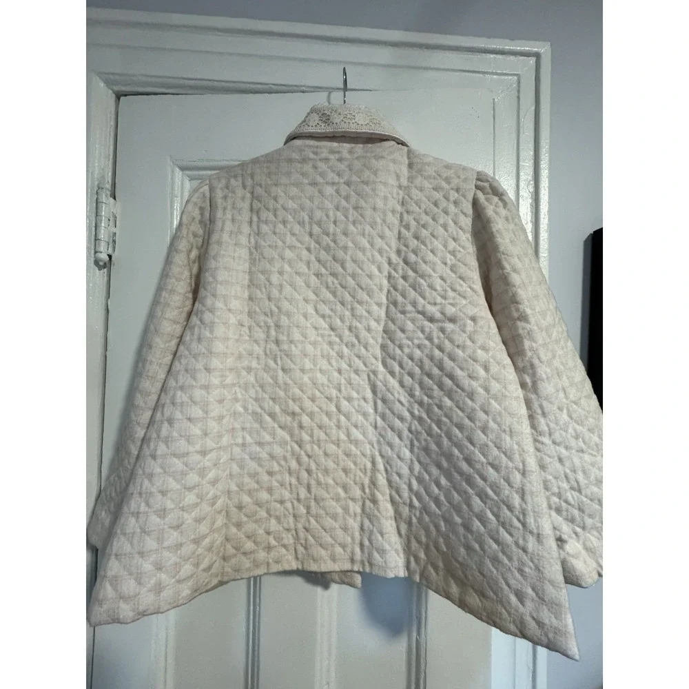 Christian Dior Vintage Women's Blazer Jacket Size Medium Pink/ White